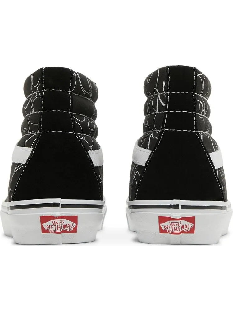 Кеды Vans BAPE x Sk8-Hi 38 DX Lined Camo — изображение 6 из 8, черный