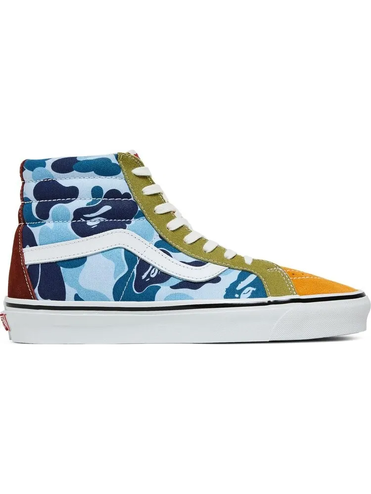 Кеды Vans BAPE x Sk8-Hi 36 DX Multi Camo — изображение 1 из 8, мульти