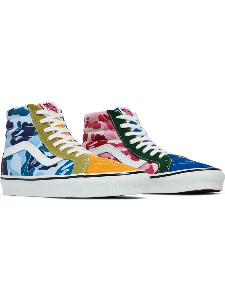 Кеды Vans BAPE x Sk8-Hi 36 DX Multi Camo — изображение 8 из 8, мульти