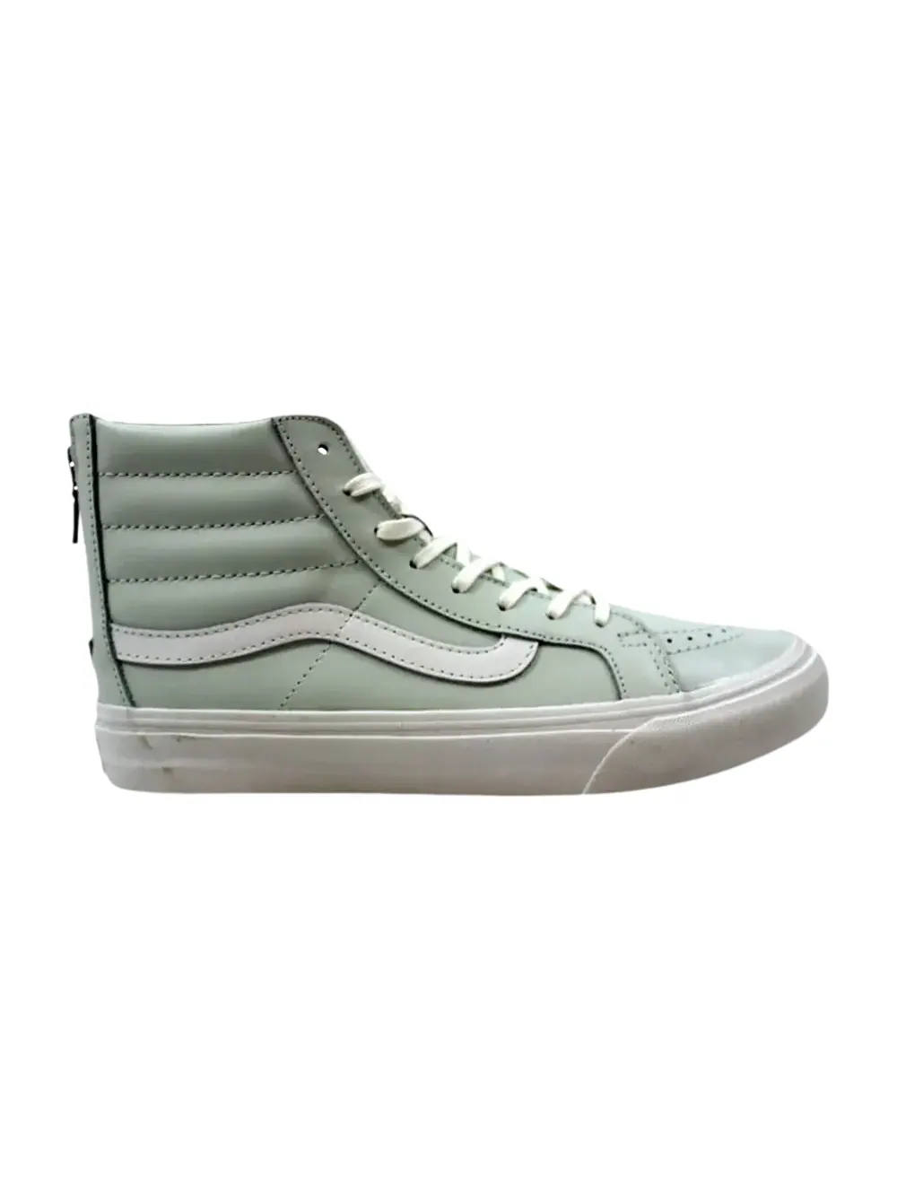 Кроссовки Sk8-Hi Slim Zip Leather Vans — изображение 1 из 1, синий/черный