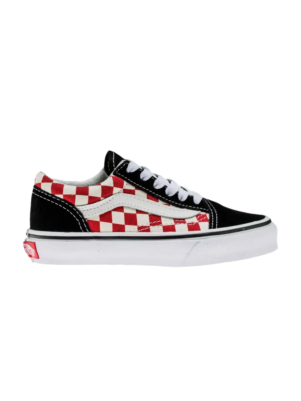 Кроссовки Old Skool Kids Vans — изображение 1 из 1, черный/красный