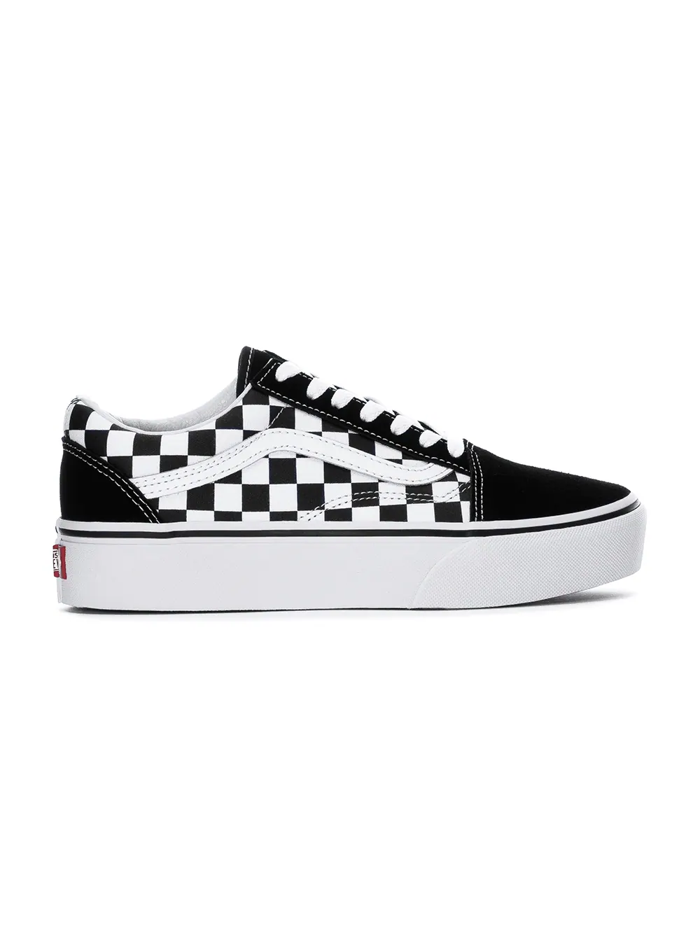 Кроссовки Old Skool Platform Vans — изображение 1 из 1, черный/белый