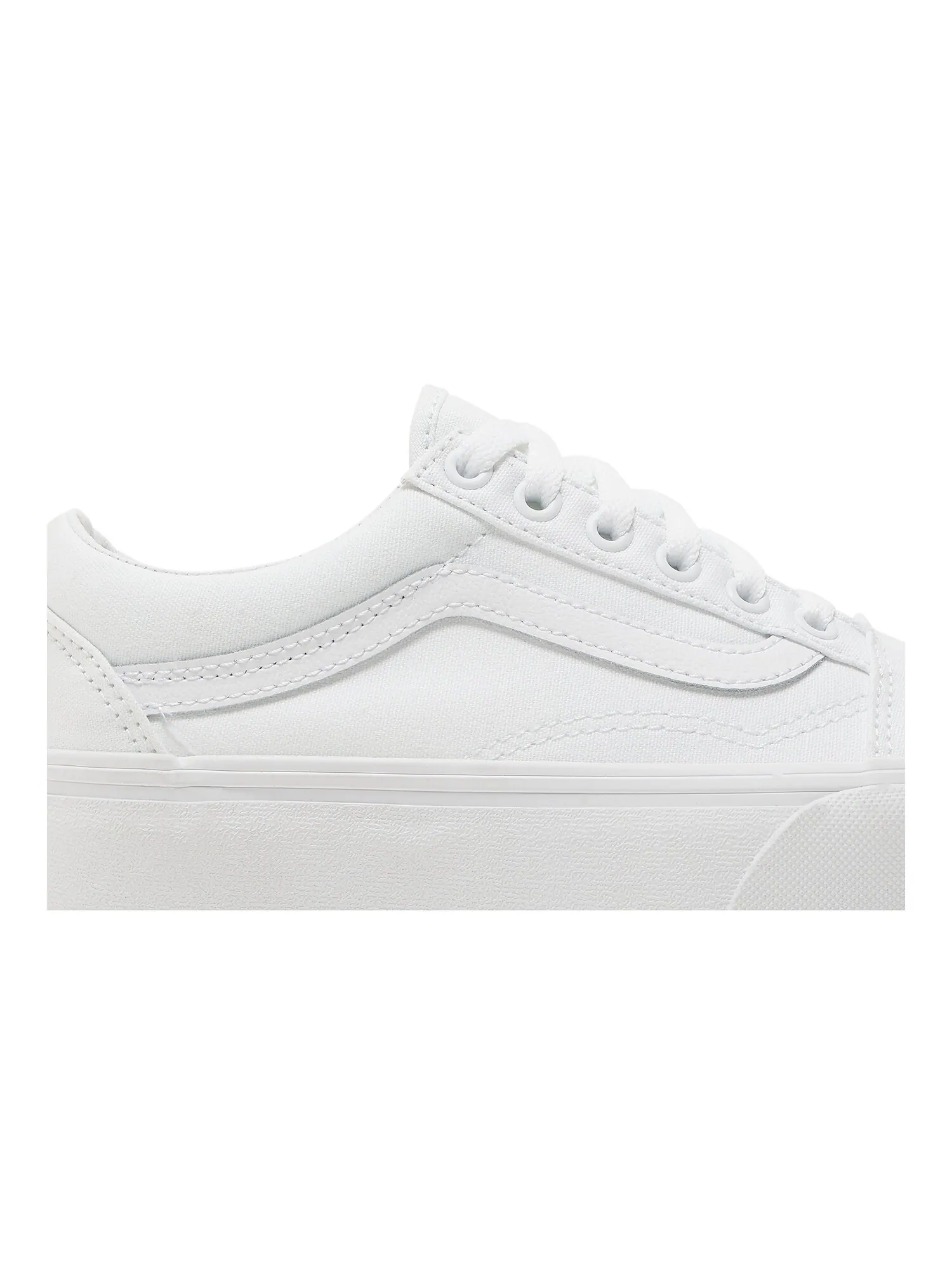 Кроссовки Old Skool Platform Vans — изображение 2 из 8, белый