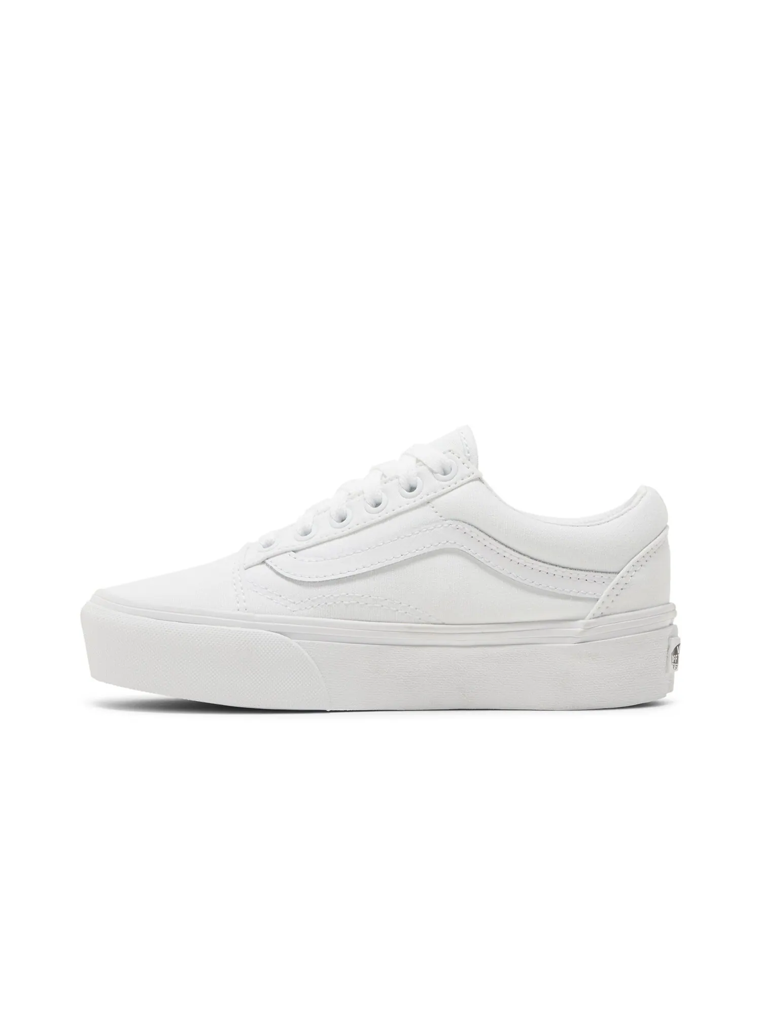 Кроссовки Old Skool Platform Vans — изображение 3 из 8, белый