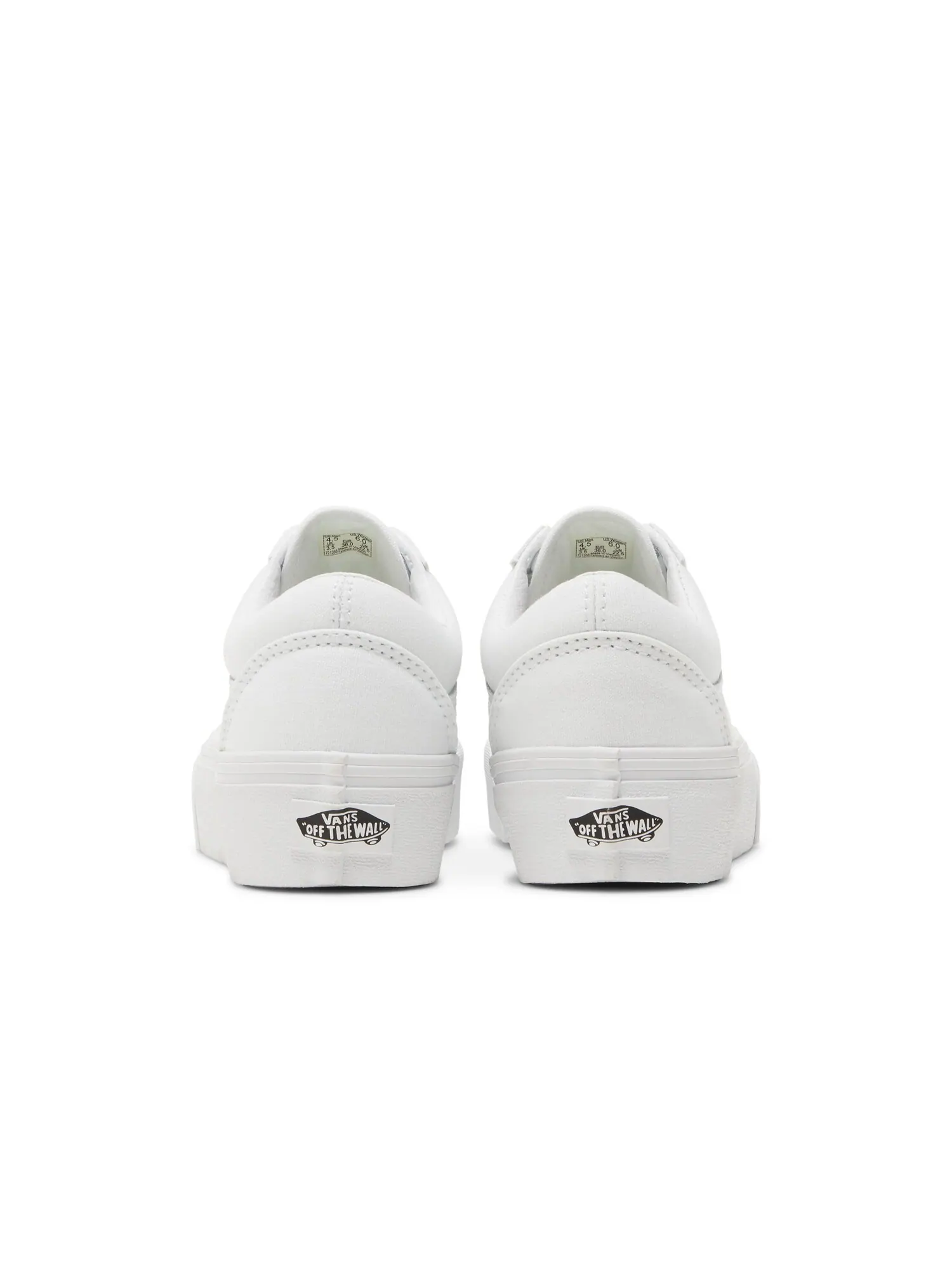 Кроссовки Old Skool Platform Vans — изображение 6 из 8, белый