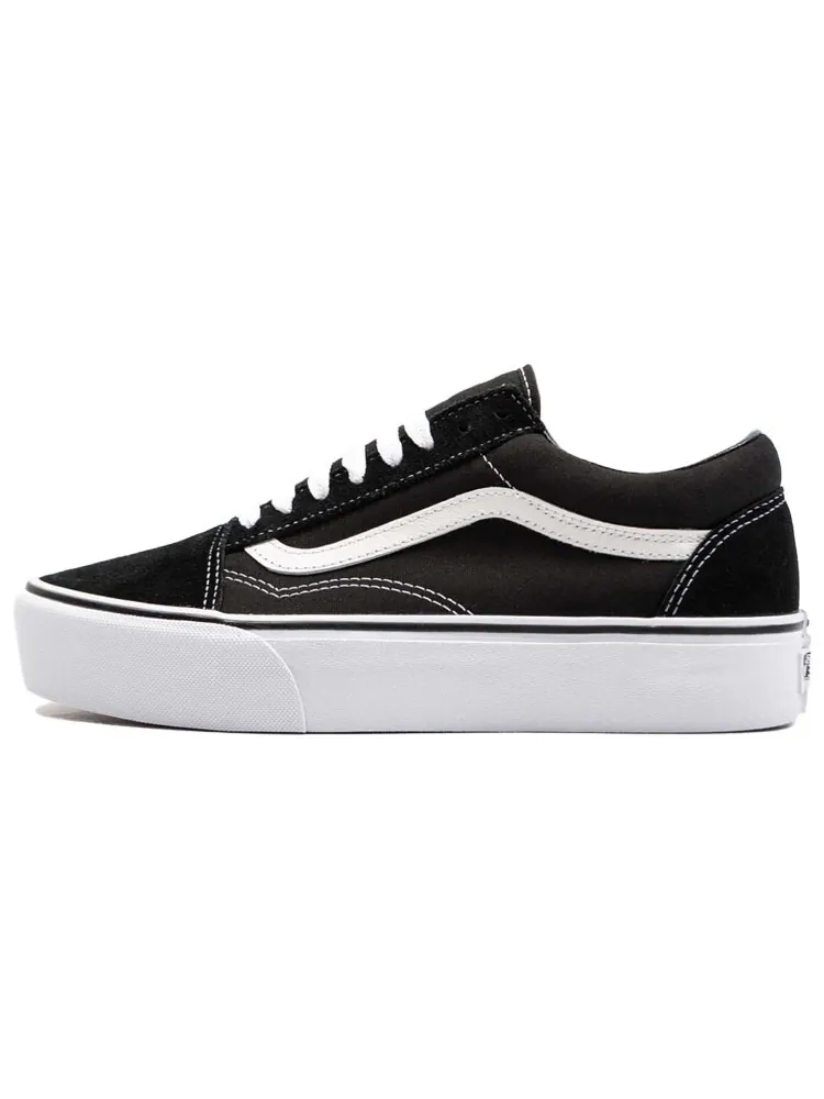 Кеды Vans Old Skool Platform черно-белые — изображение 1 из 7