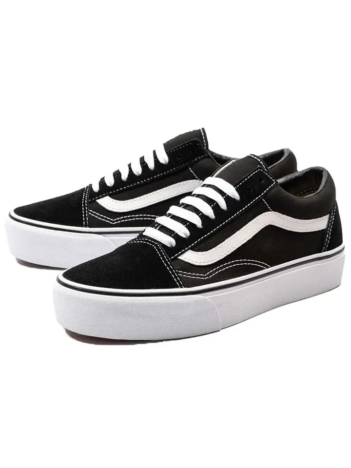 Кеды Vans Old Skool Platform черно-белые — изображение 4 из 7