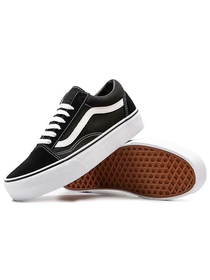 Кеды Vans Old Skool Platform черно-белые — изображение 6 из 7