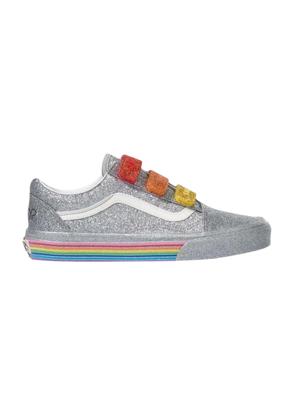 Кроссовки Flour Shop x Old Skool V Vans — изображение 1 из 1, серебряный