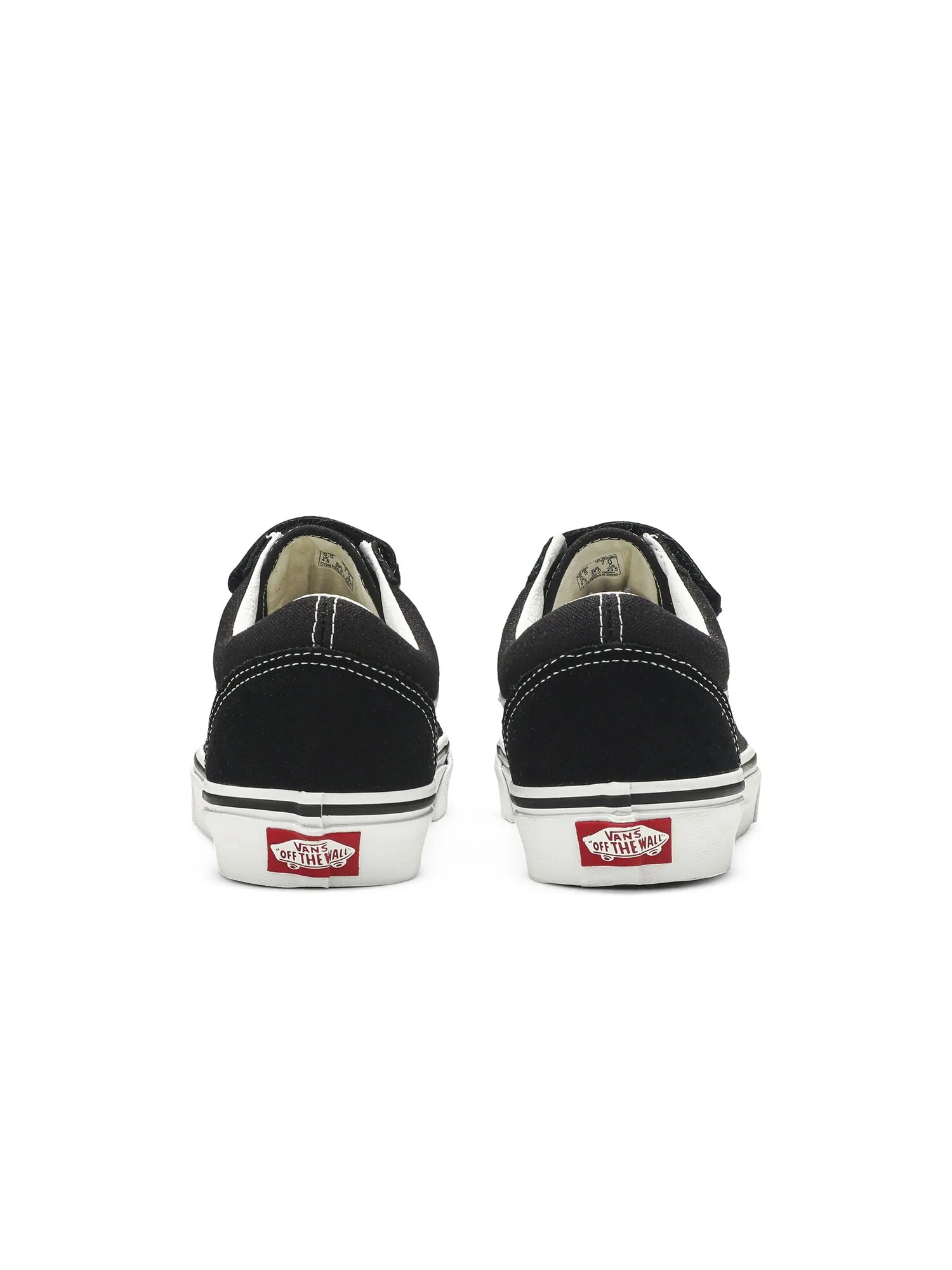 Кроссовки Old Skool Velcro Vans — изображение 6 из 8, черный/белый