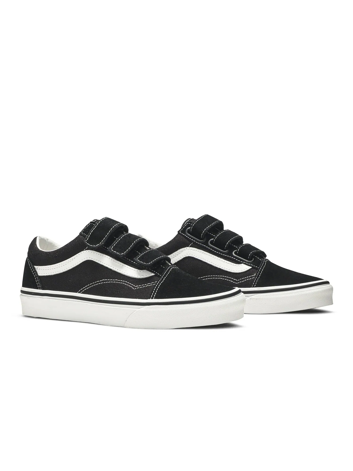Кроссовки Old Skool Velcro Vans — изображение 8 из 8, черный/белый