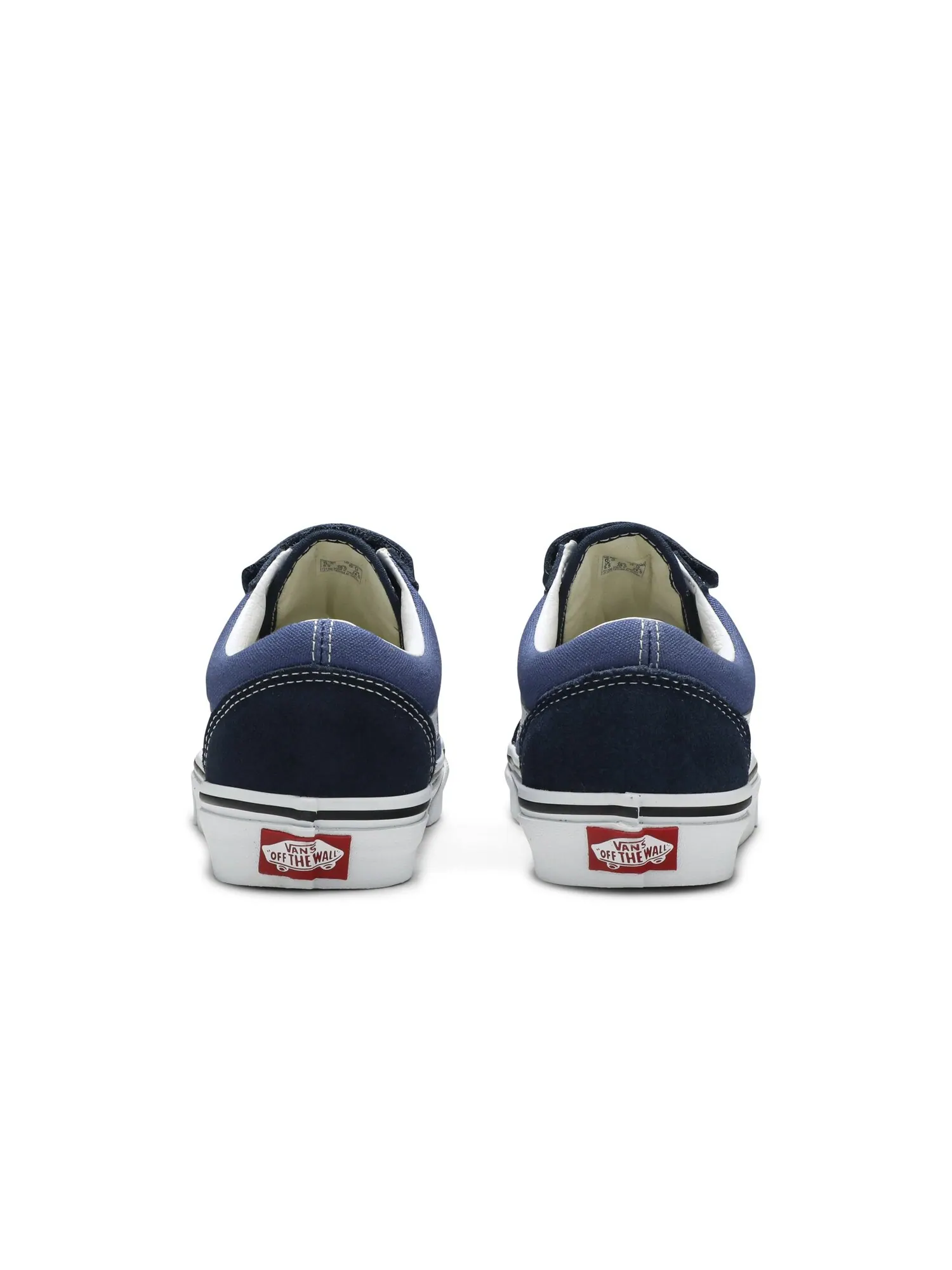 Кроссовки Old Skool Suede Canvas Velcro Vans — изображение 6 из 8, синий/темно-синий