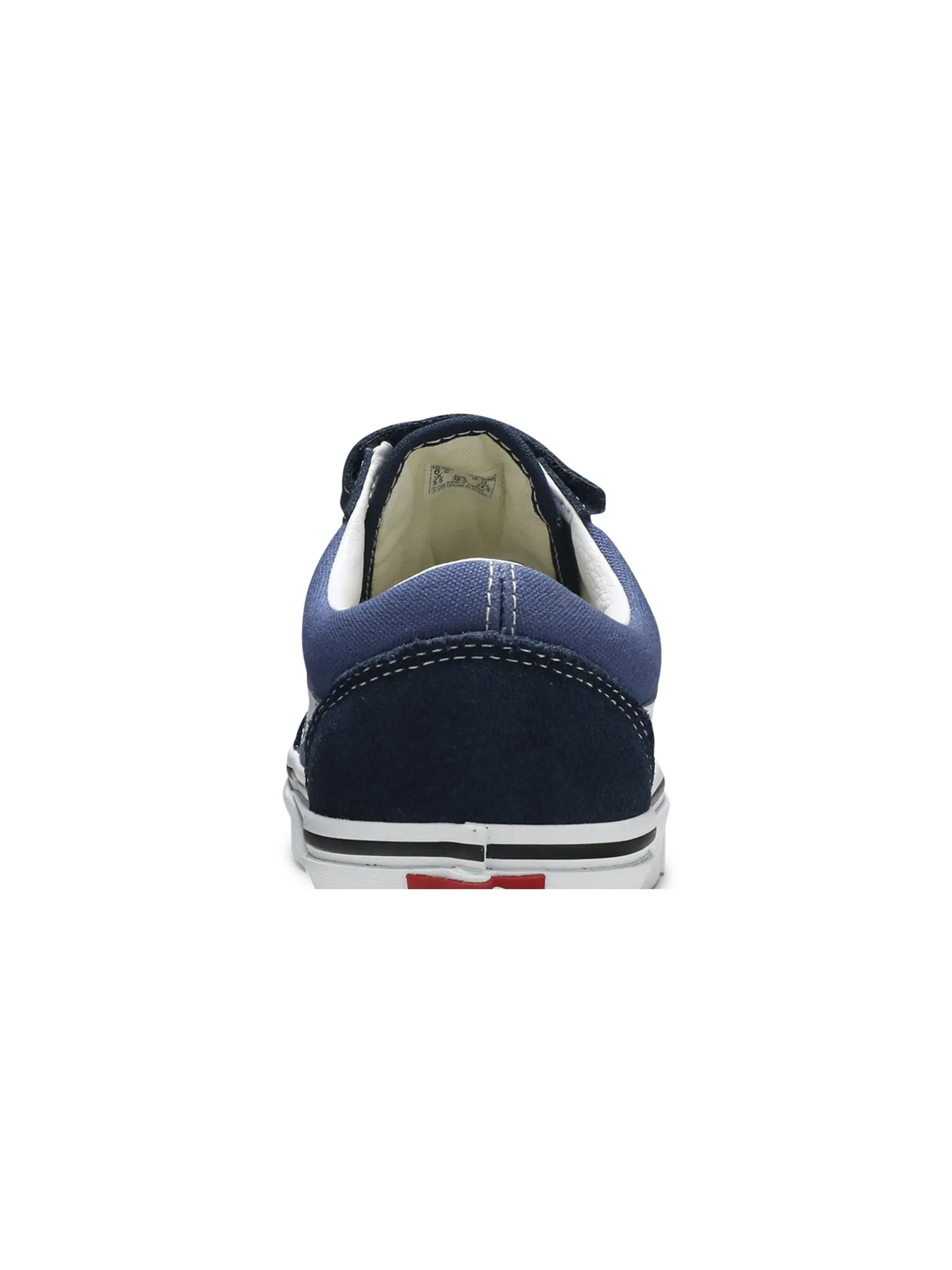 Кроссовки Old Skool Suede Canvas Velcro Vans — изображение 7 из 8, синий/темно-синий