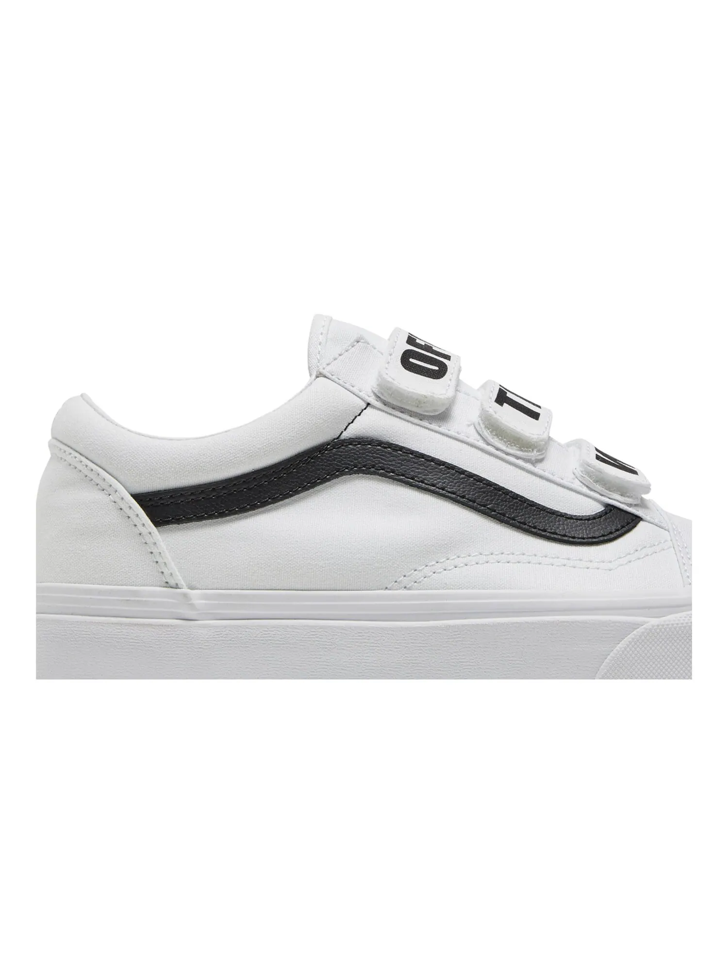 Кроссовки Old Skool V Vans — изображение 2 из 8, белый/черный