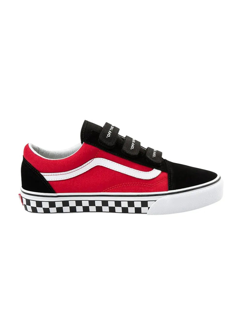 Кроссовки Old Skool V Vans — изображение 1 из 1, красный/черный/белый