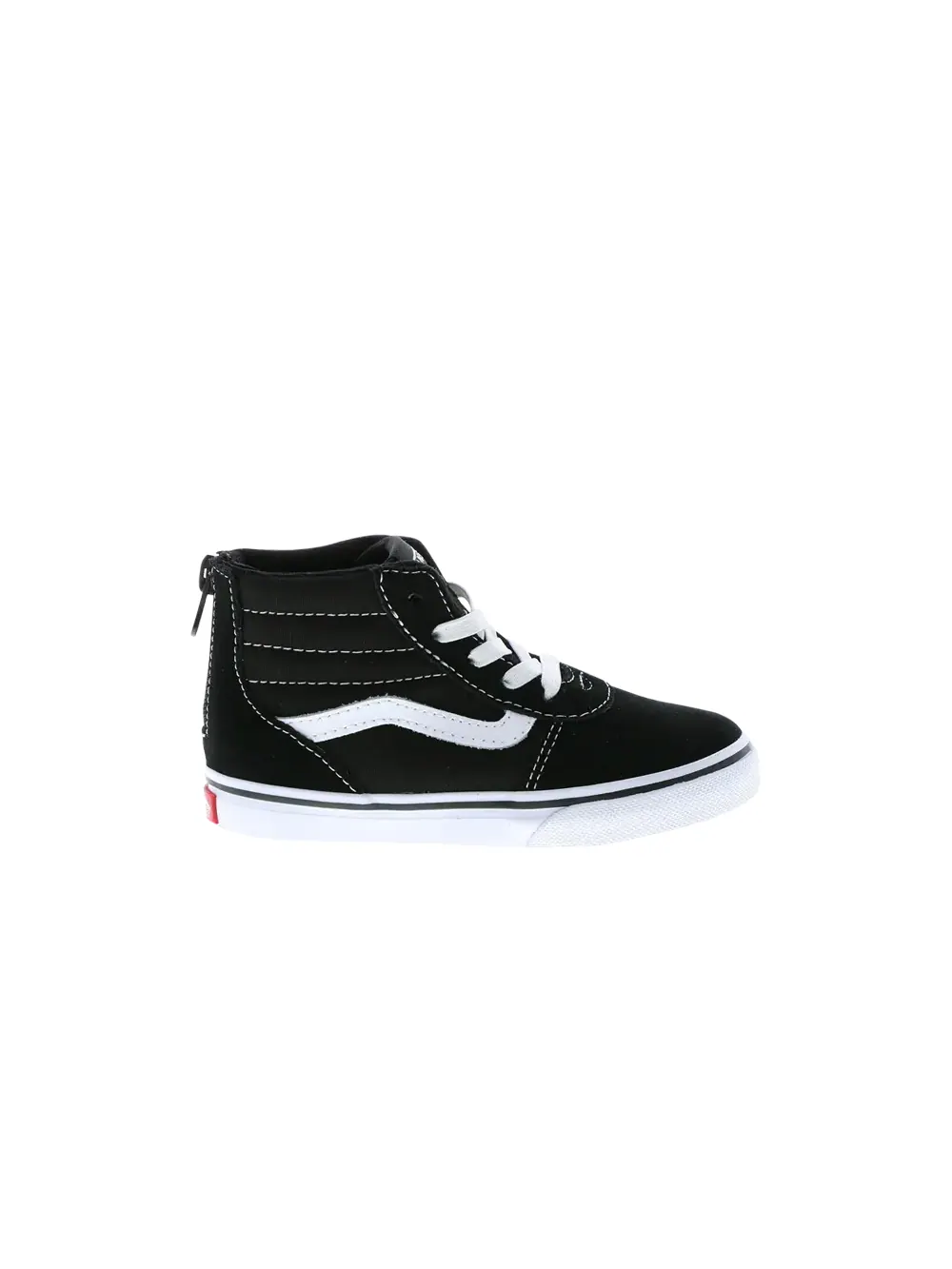 Кроссовки Ward High Zip Toddler Vans — изображение 1 из 1, черный/белый