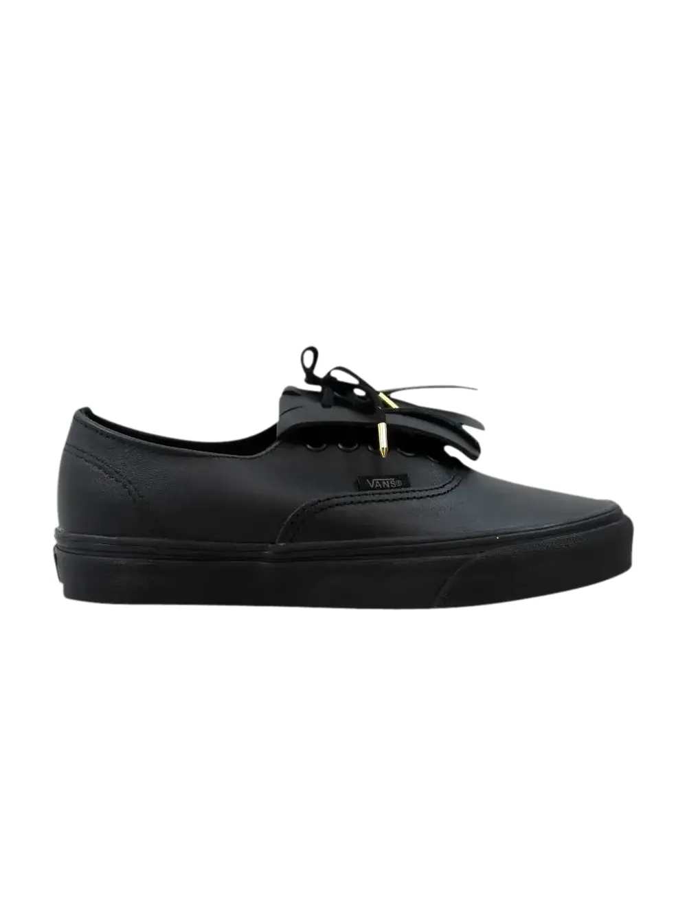 Кроссовки Authentic Fringe Vans — изображение 1 из 1, черный/золотистый