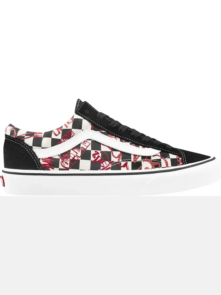 Кеды Vans Style 36 Checkerboard Red — изображение 1 из 1, черный