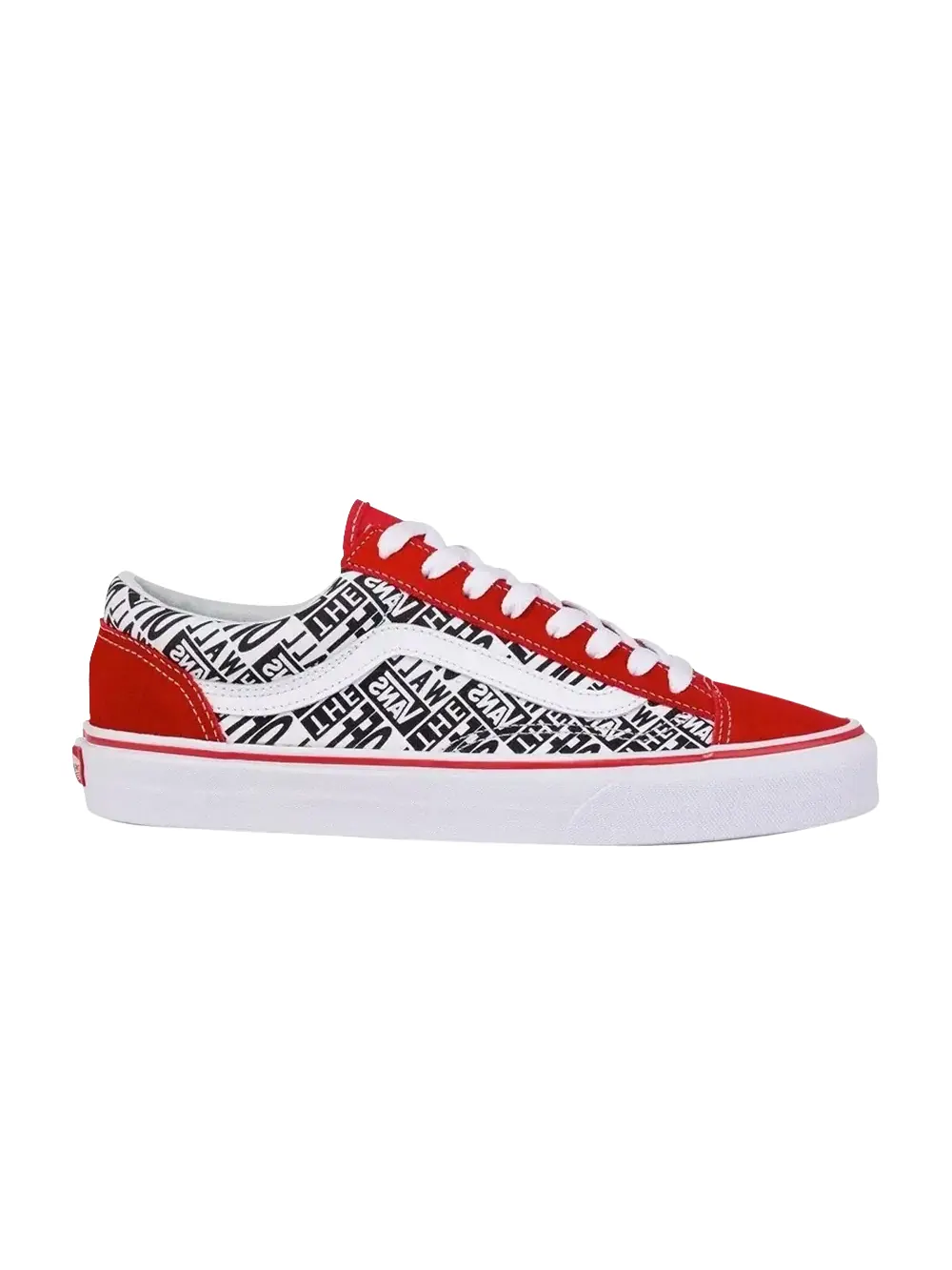 Кроссовки Style 36 Vans — изображение 1 из 1, красный/белый/черный