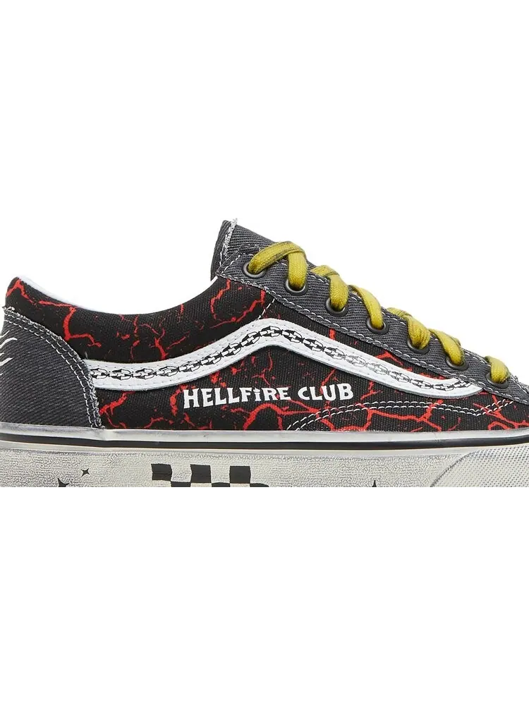 Кеды Vans Style 36 "Hellfire Club" x Stranger Things — изображение 2 из 8, черный
