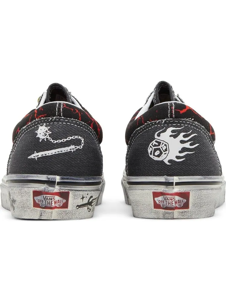 Кеды Vans Style 36 "Hellfire Club" x Stranger Things — изображение 6 из 8, черный