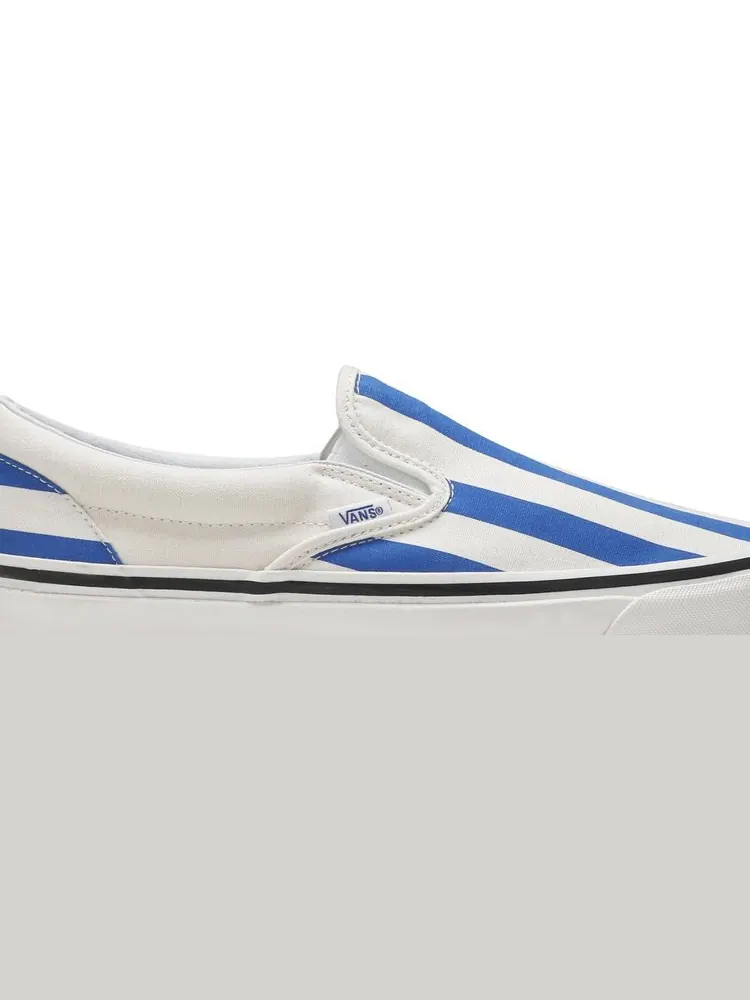 Кеды Vans Classic Slip-On 98 DX Anaheim Factory - Blue Stripes — изображение 2 из 8, синий