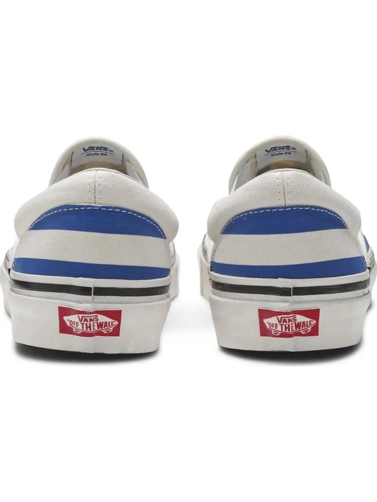 Кеды Vans Classic Slip-On 98 DX Anaheim Factory - Blue Stripes — изображение 6 из 8, синий