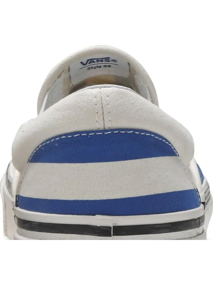 Кеды Vans Classic Slip-On 98 DX Anaheim Factory - Blue Stripes — изображение 7 из 8, синий