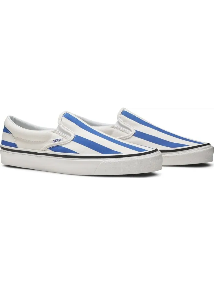 Кеды Vans Classic Slip-On 98 DX Anaheim Factory - Blue Stripes — изображение 8 из 8, синий