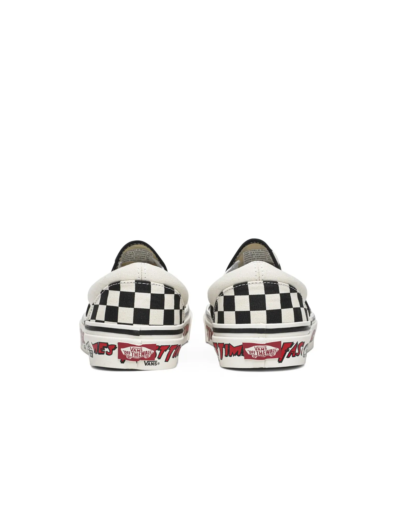 Слипоны Fast Times x Classic 98 DX Vans — изображение 6 из 8, кремовый/черный