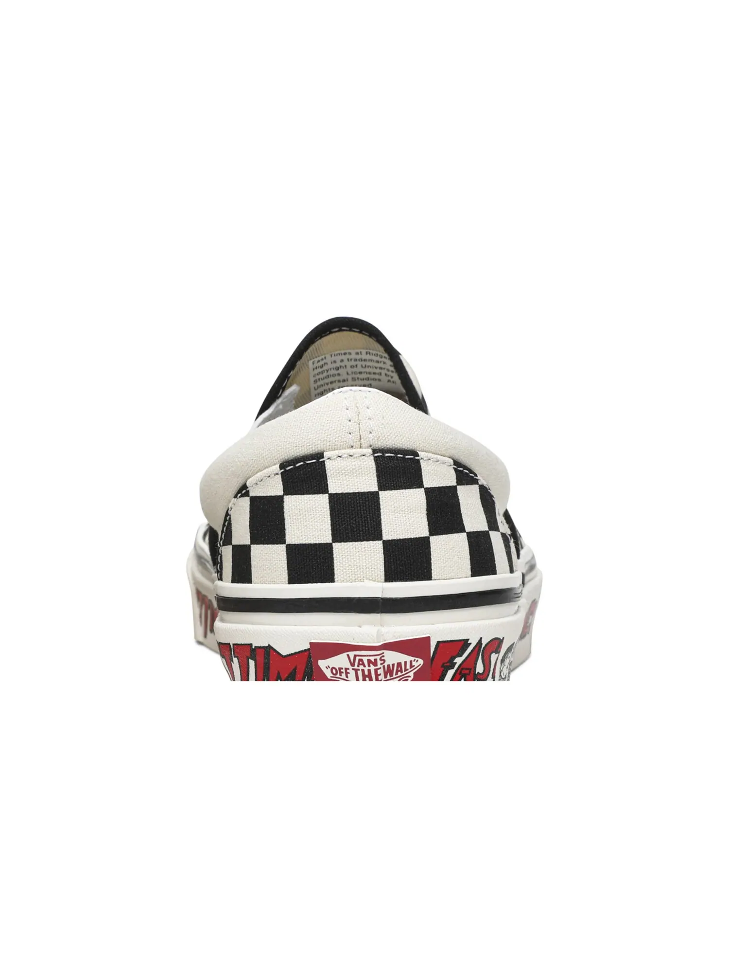 Слипоны Fast Times x Classic 98 DX Vans — изображение 7 из 8, кремовый/черный