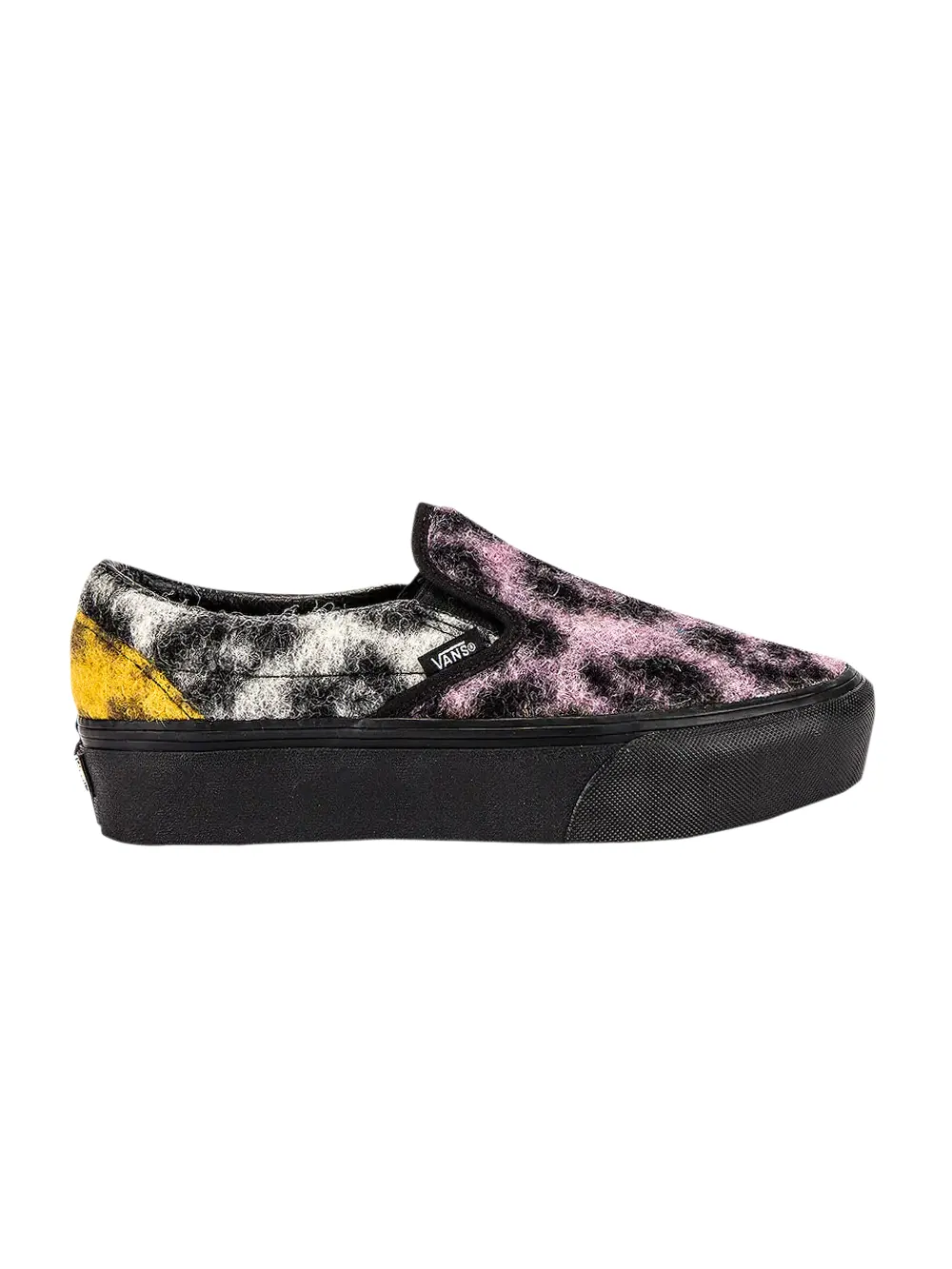 Кроссовки Classic Slip-On Platform Vans — изображение 1 из 1, мульти-/черный