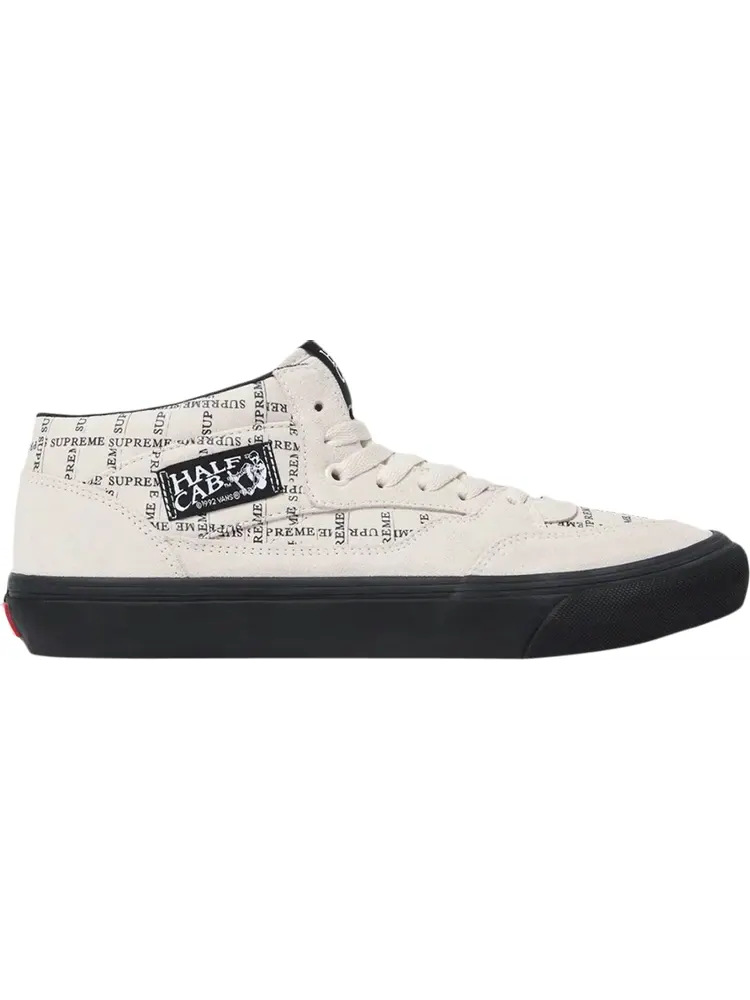 Кеды Vans Supreme x Half Cab Pro 92 Off White — изображение 1 из 1, белый