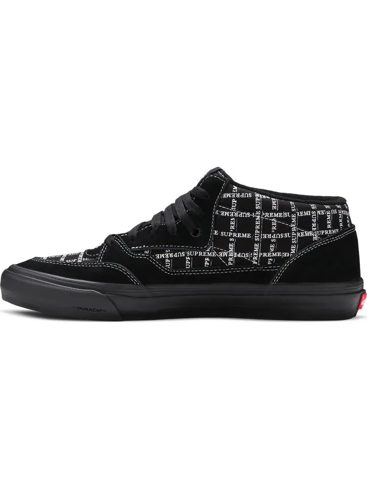 Кеды Vans Supreme x Half Cab Pro 92 Logo Pattern - Black — изображение 3 из 8, черный