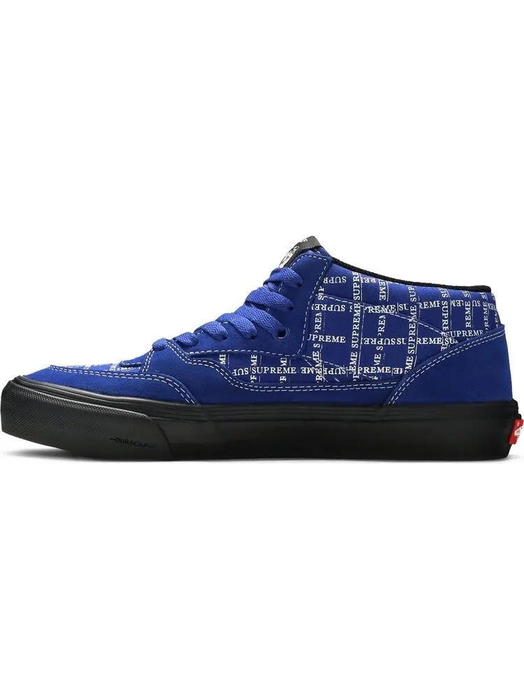 Кеды Vans Supreme x Half Cab Pro 92 Logo Pattern - Royal Blue — изображение 3 из 8, синий
