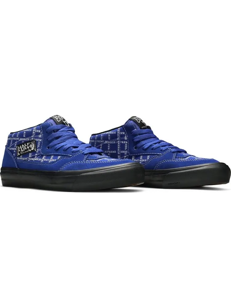 Кеды Vans Supreme x Half Cab Pro 92 Logo Pattern - Royal Blue — изображение 8 из 8, синий