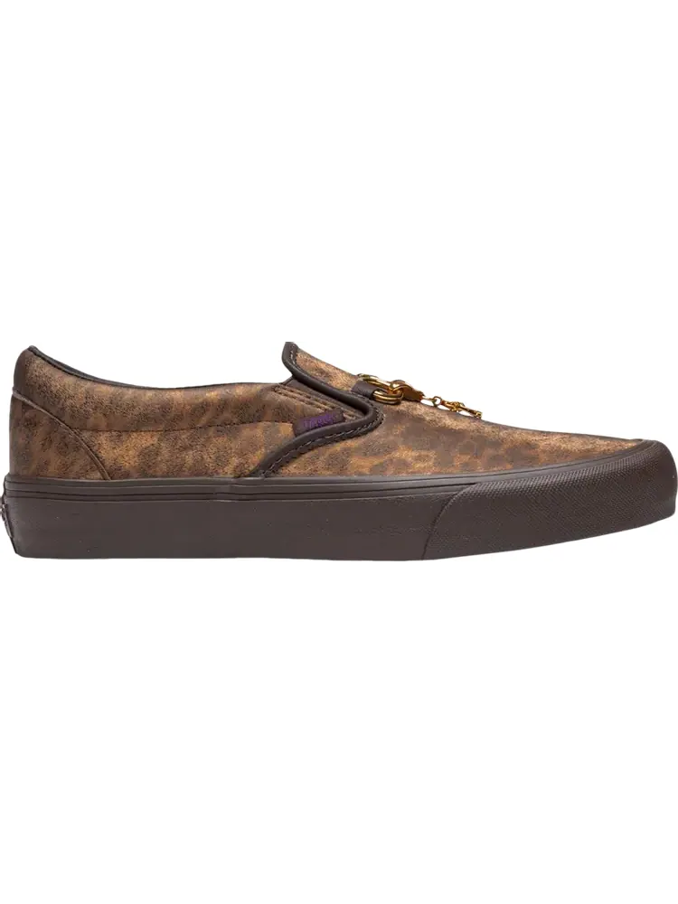 Кеды Vans Needles x Vault Classic Slip-On V Animal Print - Brown — изображение 1 из 1, коричневый