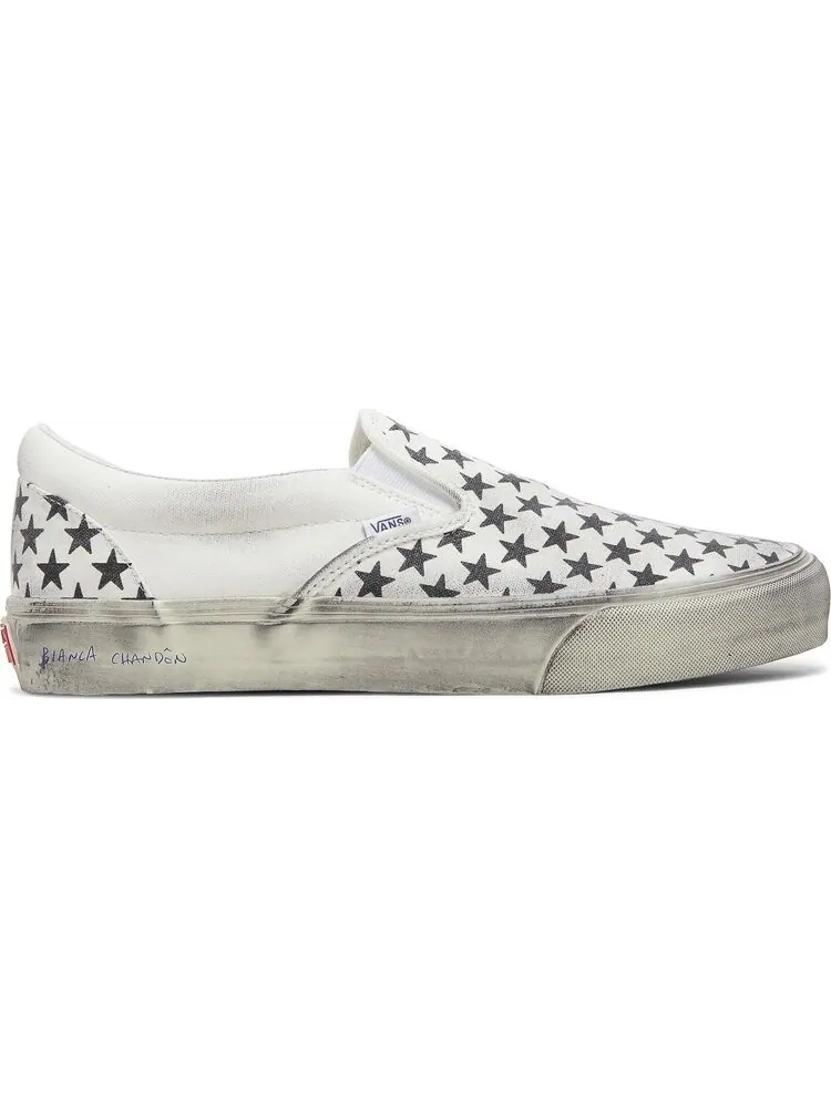 Кеды Vans Bianca Chandôn x Classic Slip-On VLT LX Stressed Black — изображение 1 из 8, белый