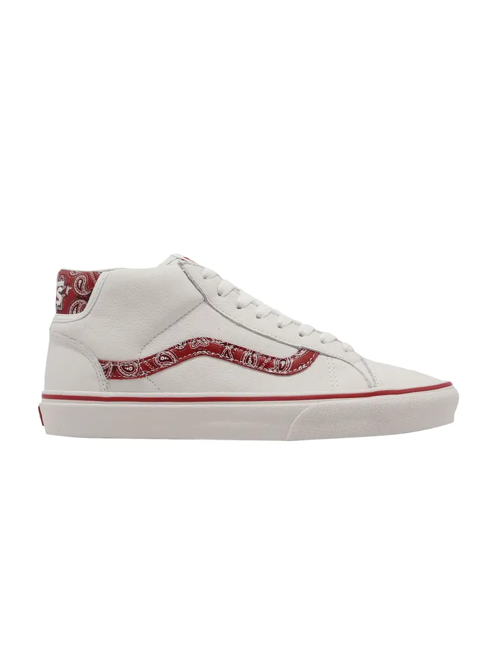 Кроссовки Mid Skool 37 Vans — изображение 1 из 1, белый/красный