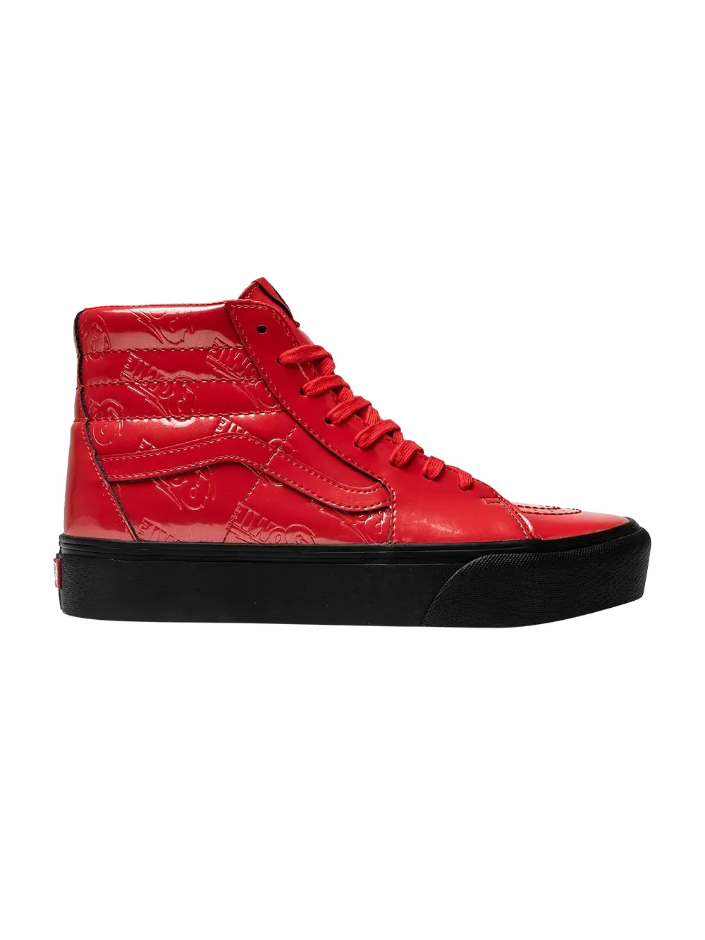 Кроссовки David Bowie x Sk8-Hi Platform 2 Vans — изображение 1 из 1, красный/черный