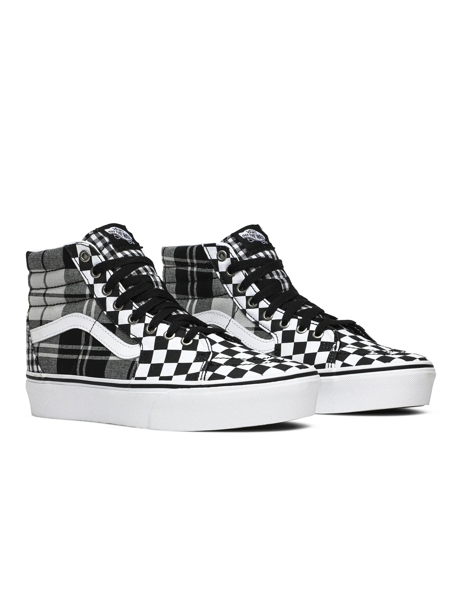 Кроссовки Sk8-Hi Platform Vans — изображение 8 из 8, черный/белый