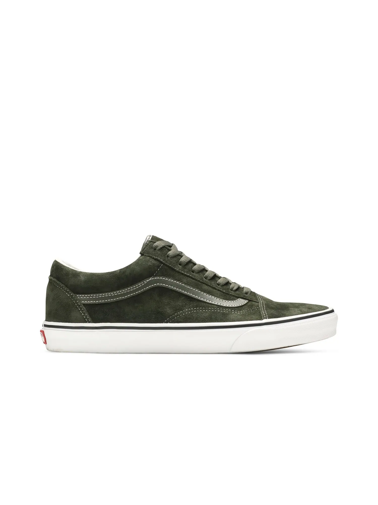 Кроссовки Old Skool Vans — изображение 1 из 8, оливковый/белый