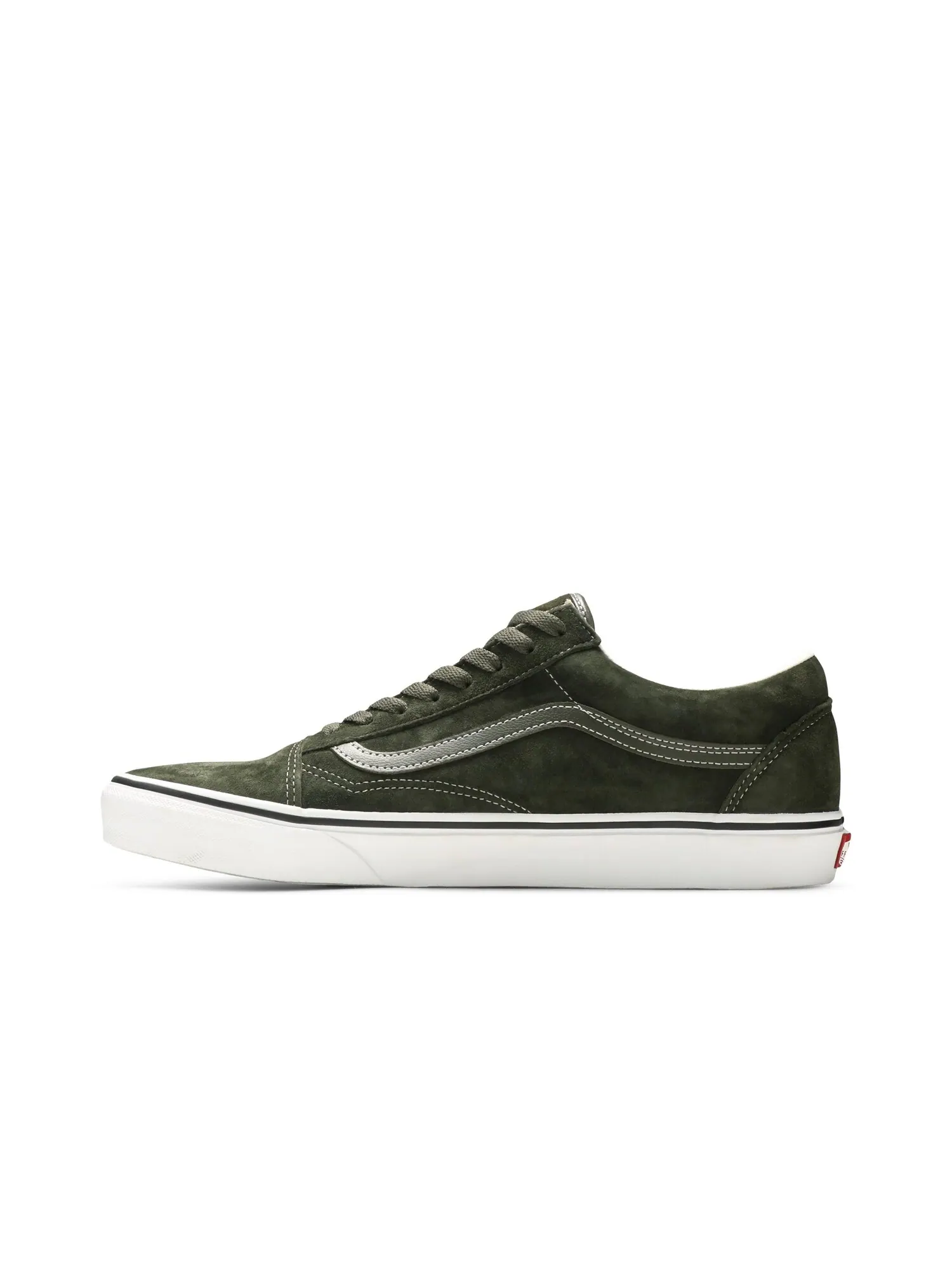 Кроссовки Old Skool Vans — изображение 3 из 8, оливковый/белый