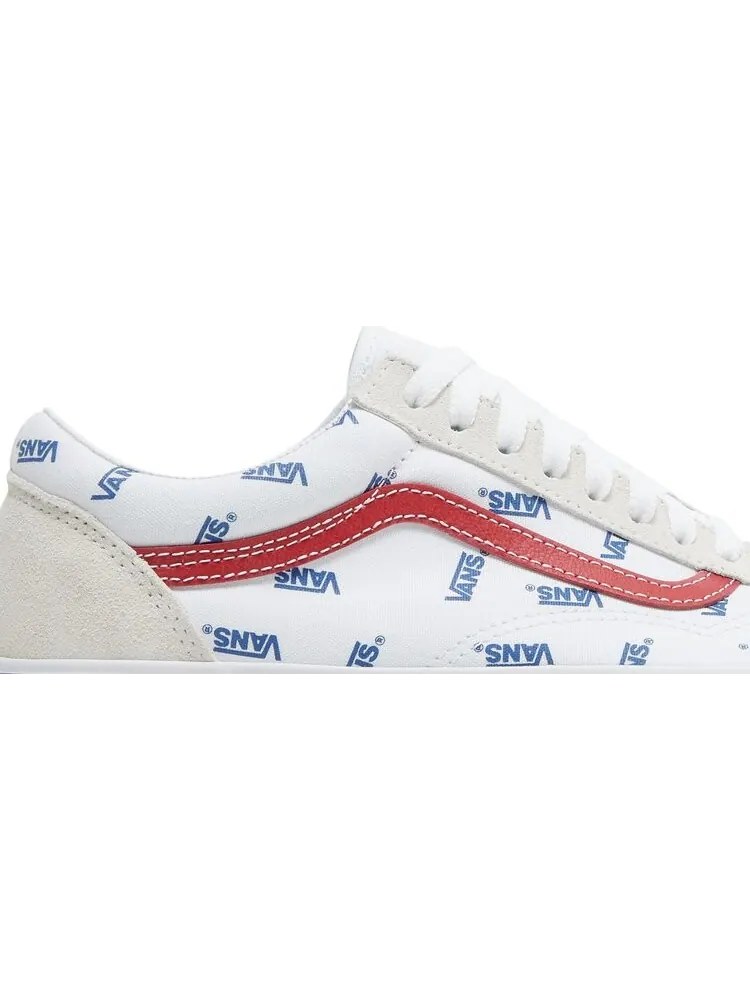 Кеды Vans Old Skool All Over Logo - White — изображение 2 из 8, белый