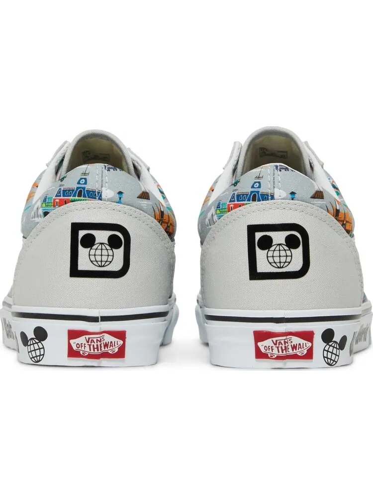 Кеды Vans Disney x Old Skool 50th Anniversary - Disney Park Map — изображение 6 из 8, серый