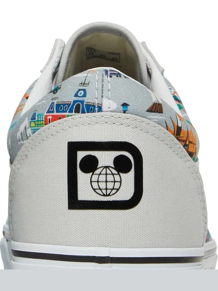 Кеды Vans Disney x Old Skool 50th Anniversary - Disney Park Map — изображение 7 из 8, серый