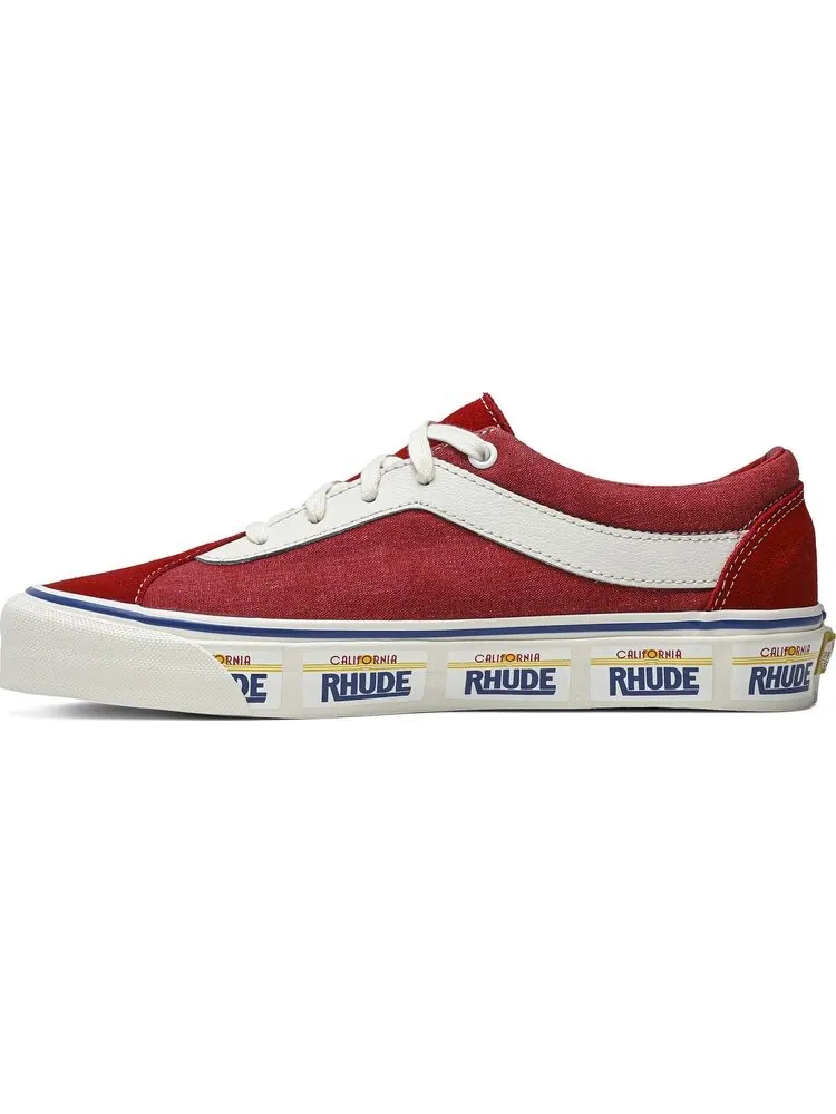 Кеды Vans Rhude x Bold Ni California Plate - Red — изображение 3 из 8, красный