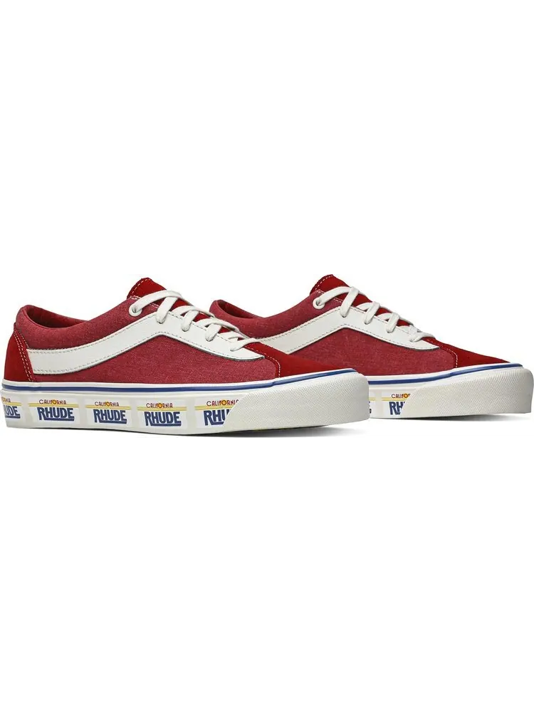 Кеды Vans Rhude x Bold Ni California Plate - Red — изображение 8 из 8, красный