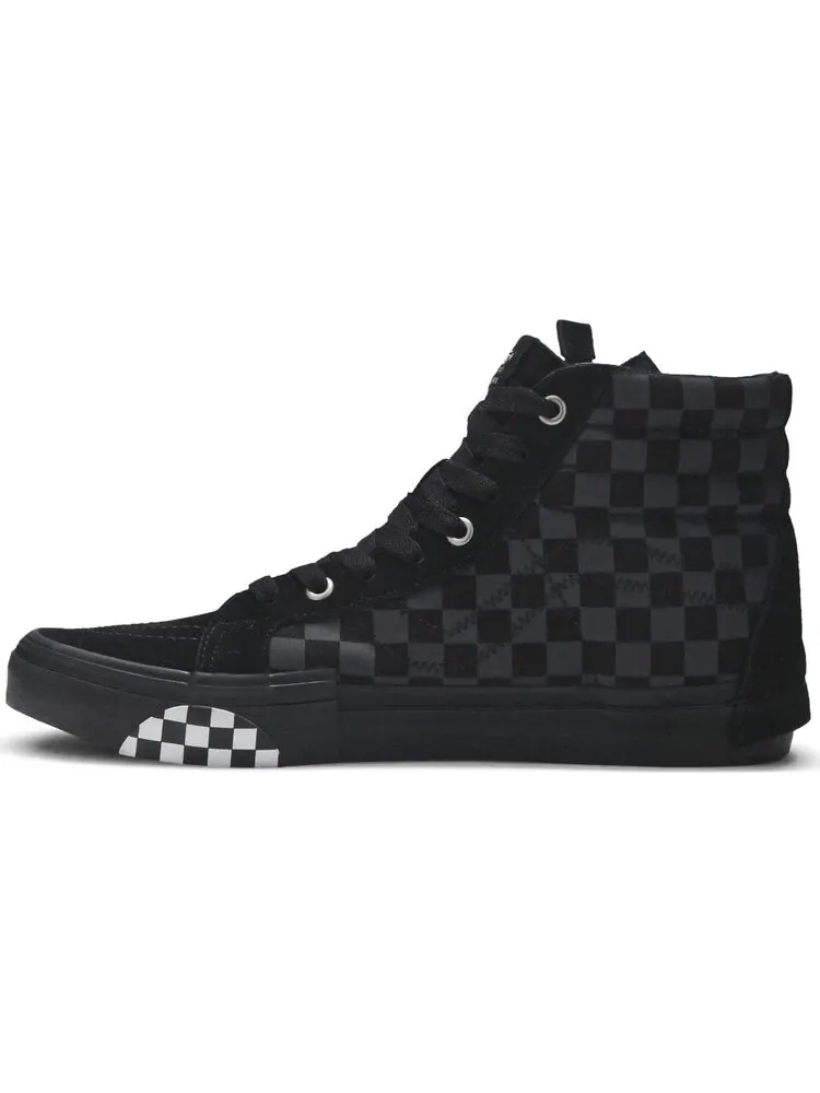 Кеды Vans SK8-Hi CAP LX Reissue Black Checkerboard — изображение 3 из 8, черный