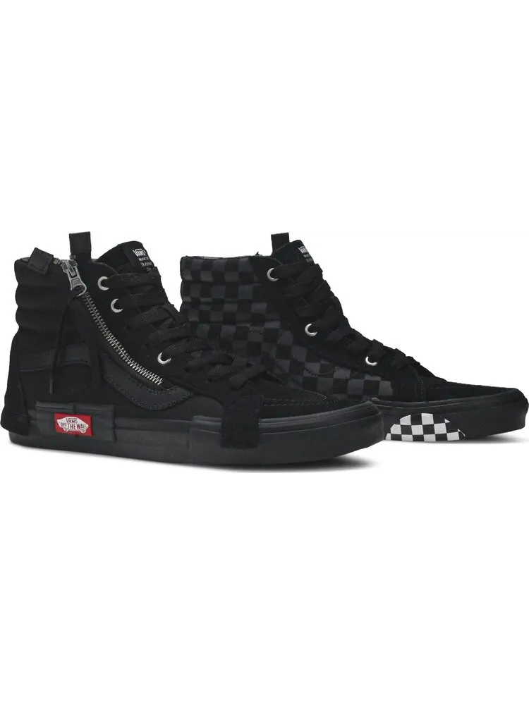 Кеды Vans SK8-Hi CAP LX Reissue Black Checkerboard — изображение 8 из 8, черный